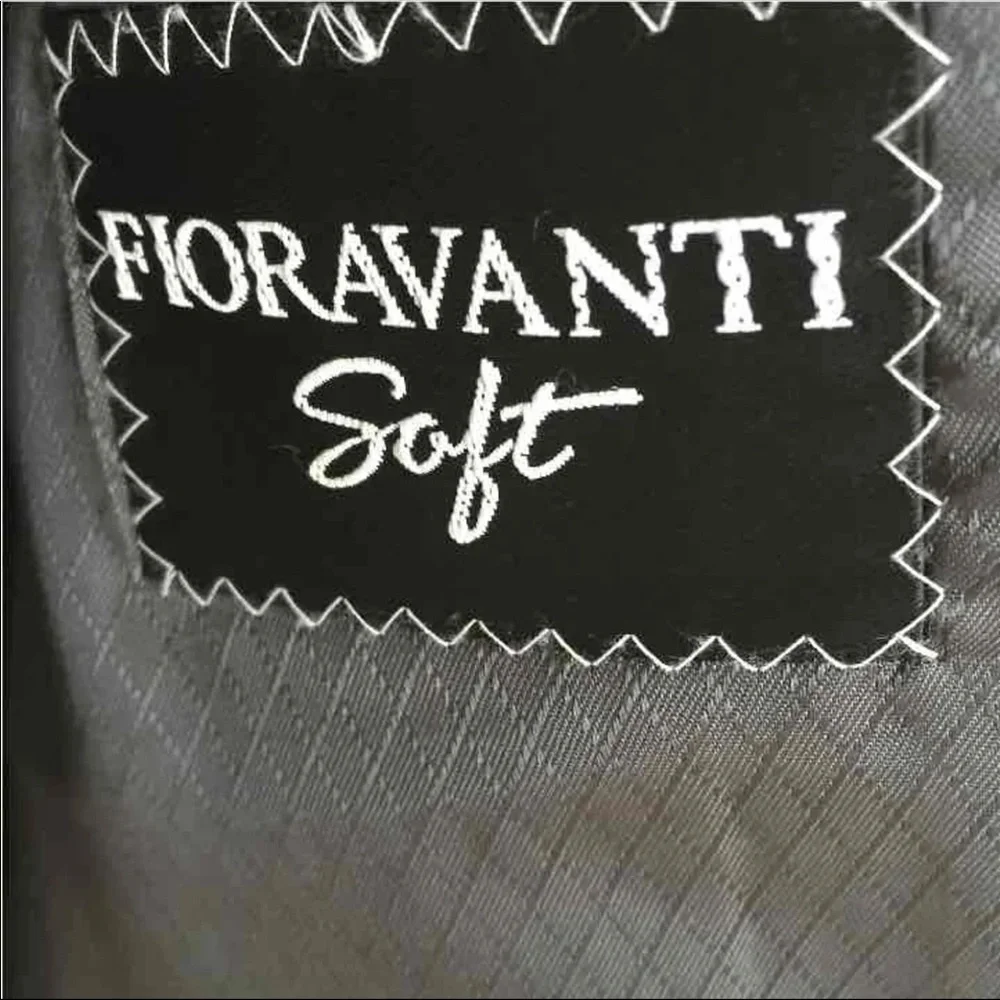 Fioravanti Soft Mens Suit Jacket Grey 3 Button Blazer Charcoal No Size Tag 42R